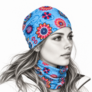 Bonnet technique randonnée e/ou sous-casque FLEURS