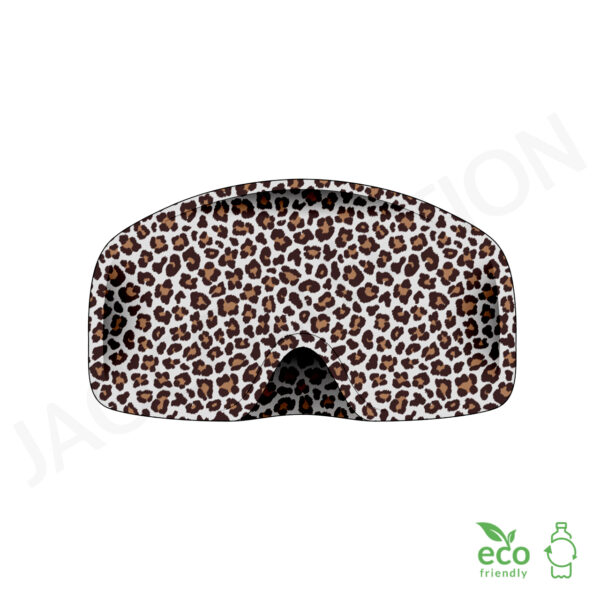 Tour de cou léger 100% Eco Responsable LÉOPARD MARRON multifonctionnel ultra doux – Image 3