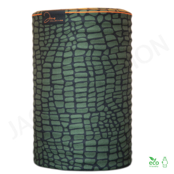 Tour de cou léger 100% Eco Responsable LE CROCO multifonctionnel ultra doux – Image 3