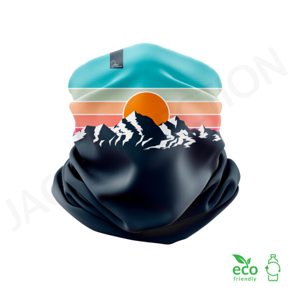Tour de cou multifonctionnel léger ultra doux 100% Eco Responsable SUNSET