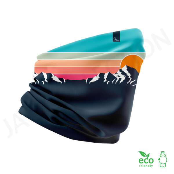 Tour de cou multifonctionnel léger ultra doux 100% Eco Responsable SUNSET – Image 2
