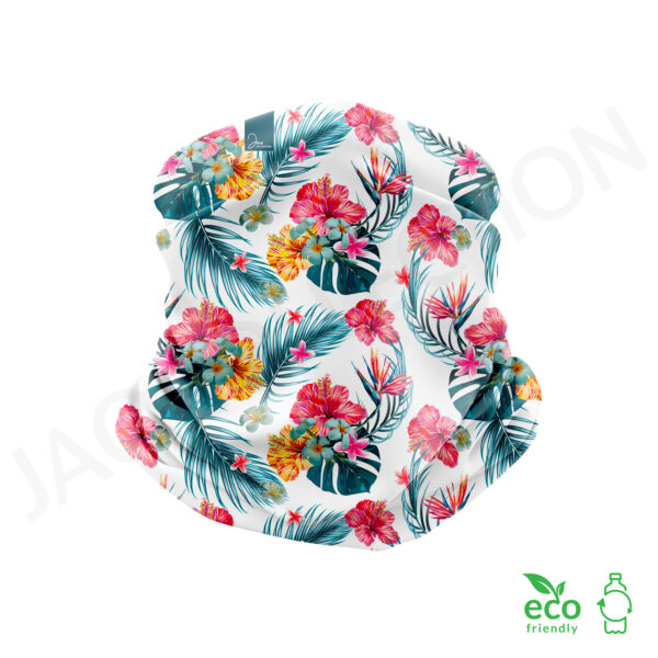 Tour de cou tropical multifonctionnel léger ultra doux 100% Eco Responsable TROPICAL
