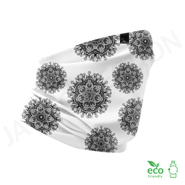 Tour de cou léger 100% Eco Responsable ORNAMENT multifonctionnel ultra doux – Image 2