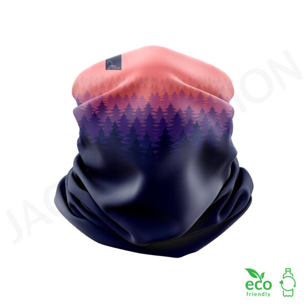 Tour de cou léger 100% Eco Responsable FORET DE SAPINS multifonctionnel ultra doux
