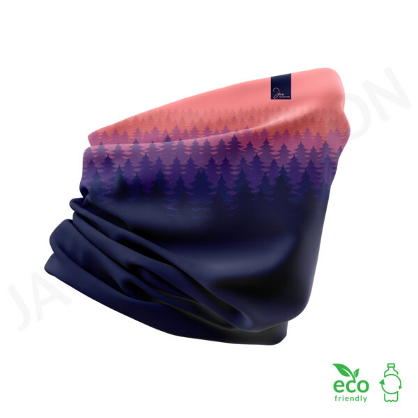 Tour de cou léger 100% Eco Responsable FORET DE SAPINS multifonctionnel ultra doux – Image 2