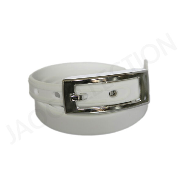 Ceinture ajustable La Charmeuse blanche