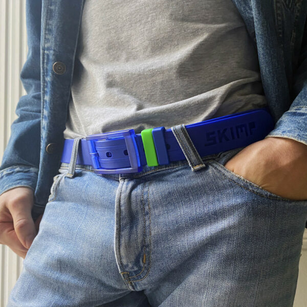 Ceinture ajustable L'Originale Navy – Image 2