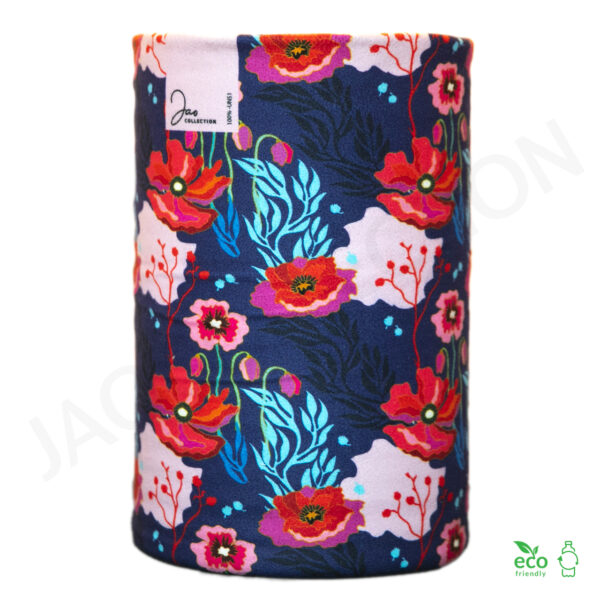 Tour de cou doublé polaire FLOWERS ultra doux 100% Eco Responsable – Image 5