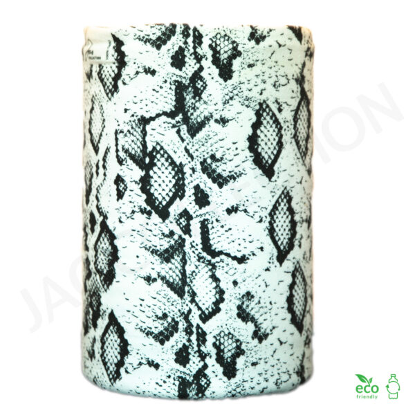 Tour de cou doublé polaire PYTHON BLANC ultra doux 100% Eco Responsable – Image 3