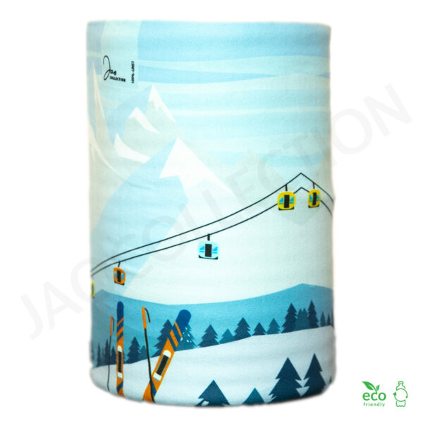 Tour de cou 100% polaire recyclée TÉLÉCABINE ultra doux – Image 3