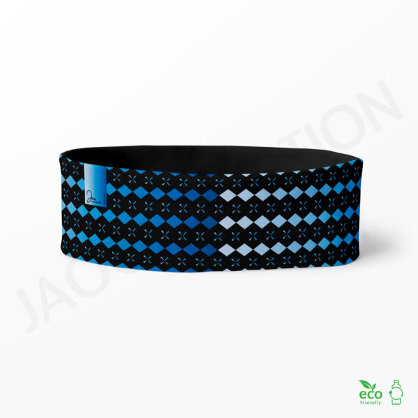 Bandeau 100% polaire recyclée LOSANGES ultra doux