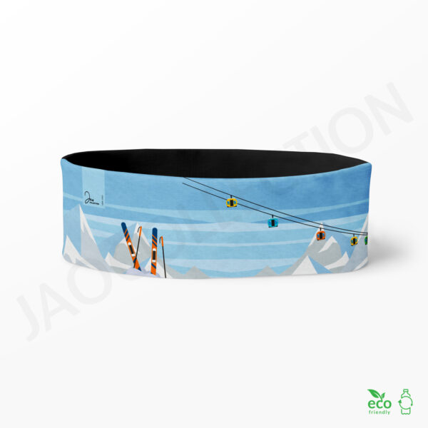 Bandeau 100% polaire recyclée TÉLÉCABINE ultra doux