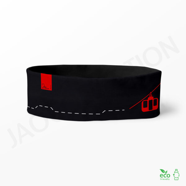 Bandeau 100% polaire recyclée CABINE ROUGE ultra doux