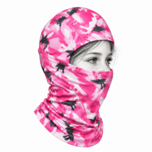 Cagoule balaklava MILITAIRE ROSE respirante multi positions