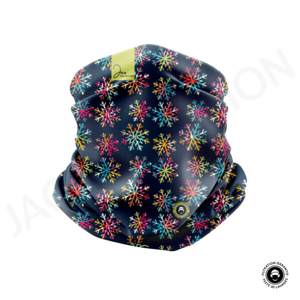 Tour de cou 100% polaire recyclée FLOCONS ultra doux