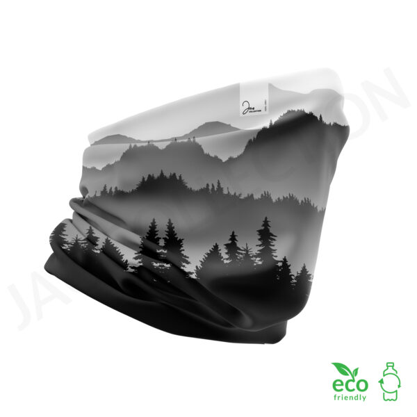 Tour de cou doublé polaire FORET NOIRE ultra doux 100% Eco Responsable – Image 2