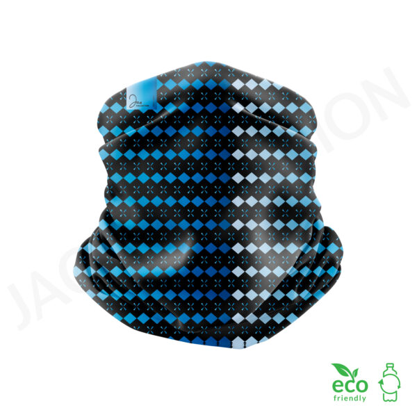 Tour de cou doublé polaire LOSANGES ultra doux 100% Eco Responsable