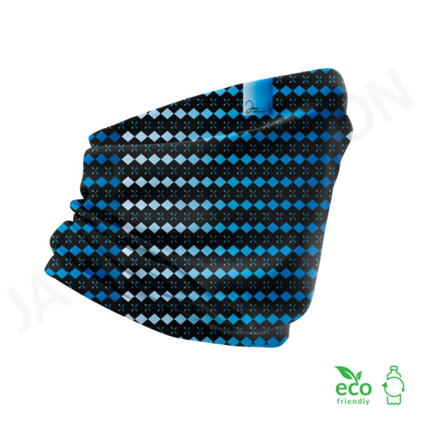 Tour de cou doublé polaire LOSANGES ultra doux 100% Eco Responsable – Image 2