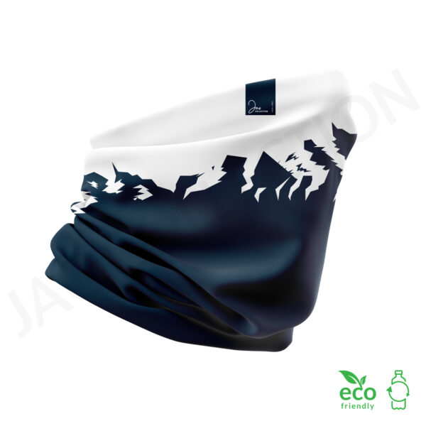 Tour de cou doublé polaire MONTAGNE BLEUE ultra doux 100% Eco Responsable – Image 2