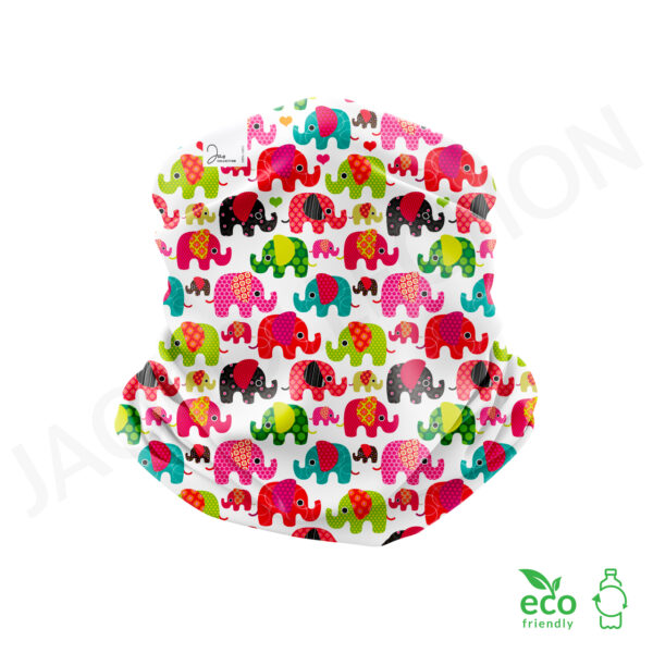 Tour de cou 100% polaire recyclée ELEPHANTS ultra doux