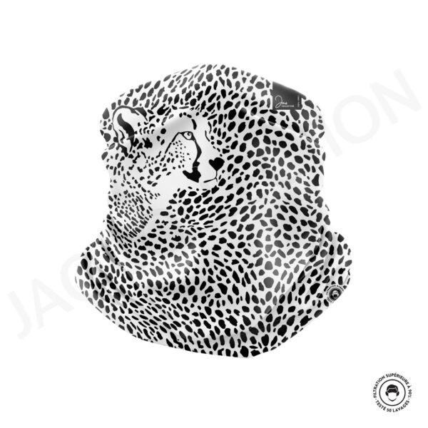 Bandeau technique/thermique LEOPARD BLANC – Image 2