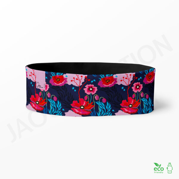 Tour de cou doublé polaire FLOWERS ultra doux 100% Eco Responsable – Image 4