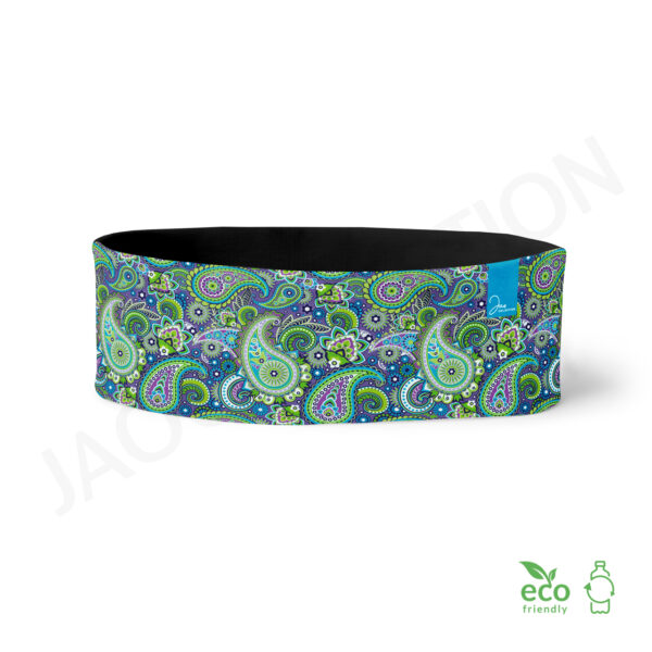 Bandeau polaire recyclée BANDANA VERT ultra doux
