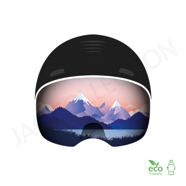 Housse pour visière intégrée aux casques PAYSAGE LAC