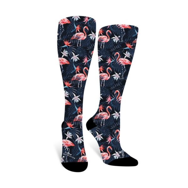 Chaussette de ski femme FLAMANTS ROSES