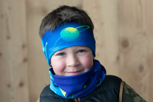 Bandeau technique/thermique enfant bleu ASTRES – Image 3