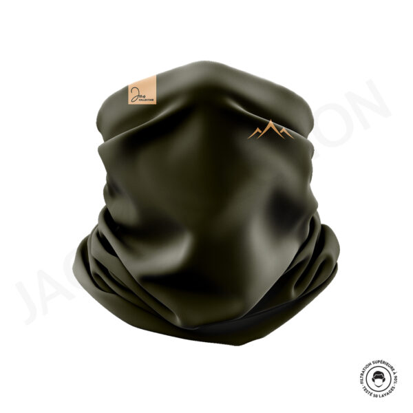 Bonnet technique/thermique randonnée, trail, running et/ou sous-casque LES 3 PICS KAKI – Image 2