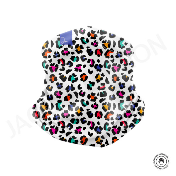 Tour de cou technique/thermique enfant LEOPARD MULTICO