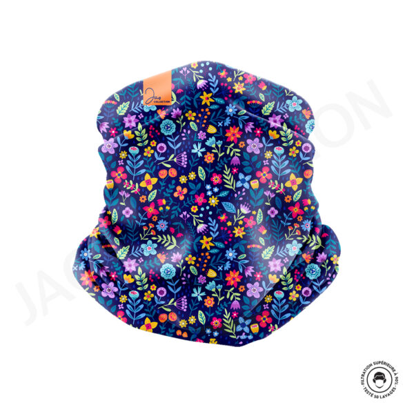 Tour de cou technique/thermique enfant multicolore violet LIBERTY