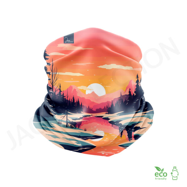 Tour de cou léger 100% Eco Responsable COULEURS DU SOIR