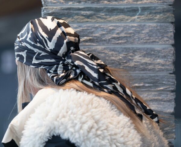 GRAND FOULARD ULTRA DOUX FAUVE – Image 5