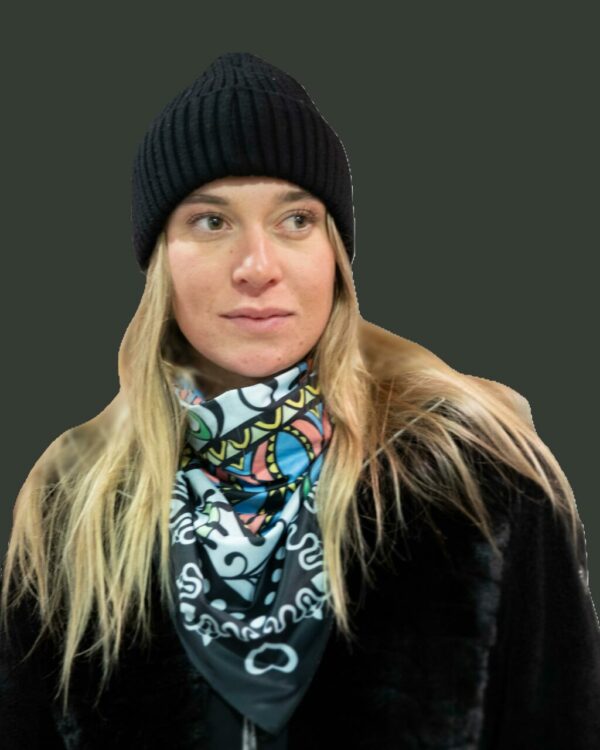 GRAND FOULARD ULTRA DOUX ROSACE – Image 3