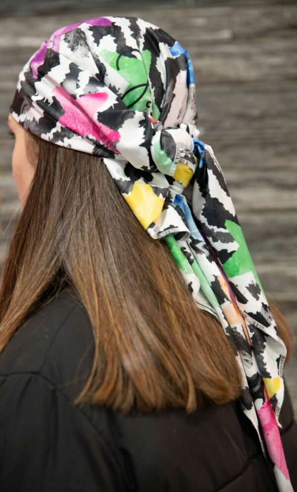 GRAND FOULARD ULTRA DOUX STAR PASTEL – Image 3