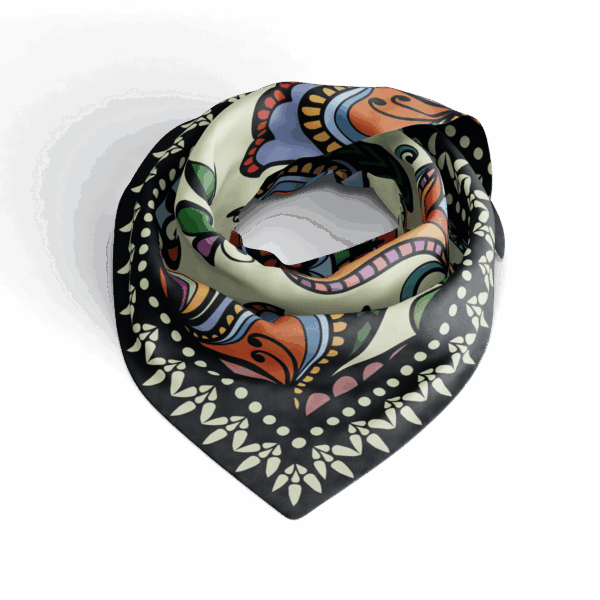 GRAND FOULARD ULTRA DOUX ARABESQUE