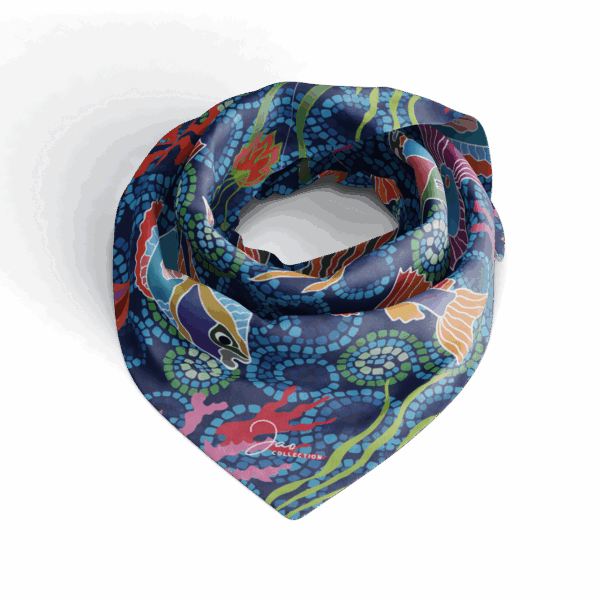 PETIT FOULARD ULTRA DOUX MOSAIQUE