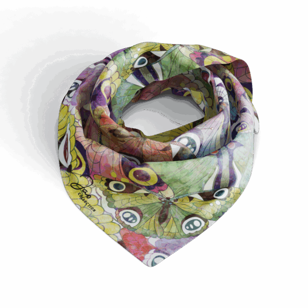 PETIT FOULARD ULTRA DOUX PAPILLON