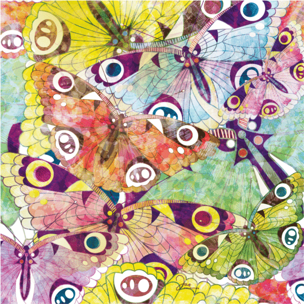PETIT FOULARD ULTRA DOUX PAPILLON – Image 2