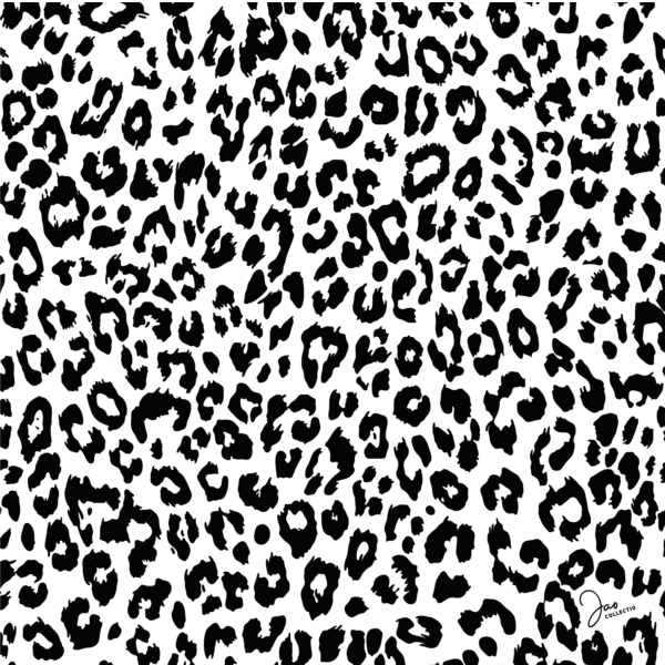 PETIT FOULARD ULTRA DOUX LEOPARD BLANC – Image 2