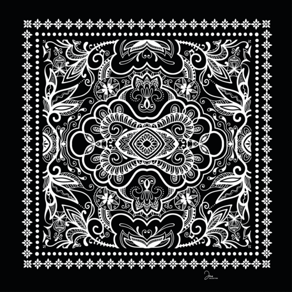 GRAND FOULARD ULTRA DOUX MANDALA – Image 2