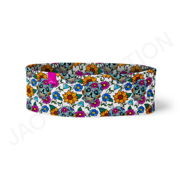 Bandeau ultra doux 100% Eco Responsable SKULLS IN BLOOM