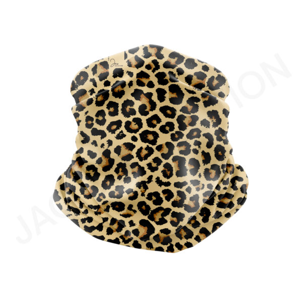 Bandeau ultra doux 100% Eco Responsable LEOPARD MARRON FONCE – Image 2