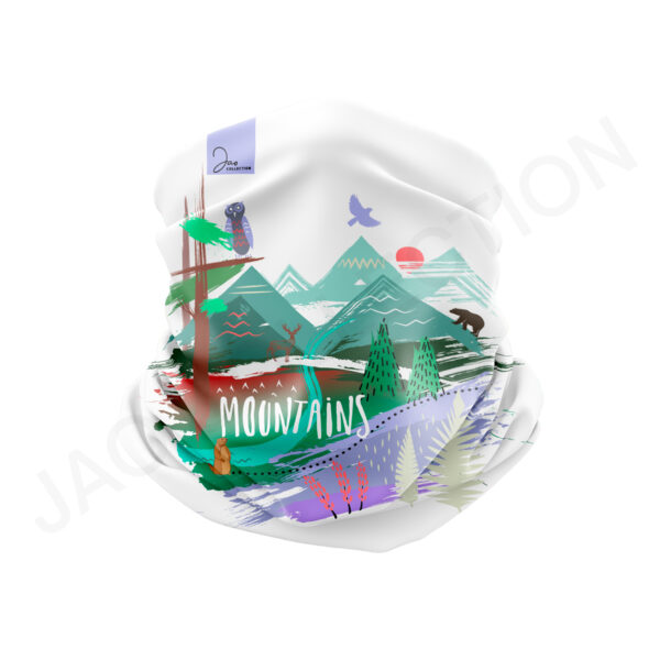 Tour de cou léger enfant MOUNTAIN 100% Eco Responsable multifonctionnel ultra doux