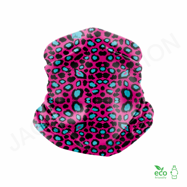 Tour de cou recyclé mi-saison ultra doux GIRLY LEOPARD