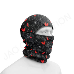 Cagoule balaclava 2 en 1 respirante multi-positions AMOUR