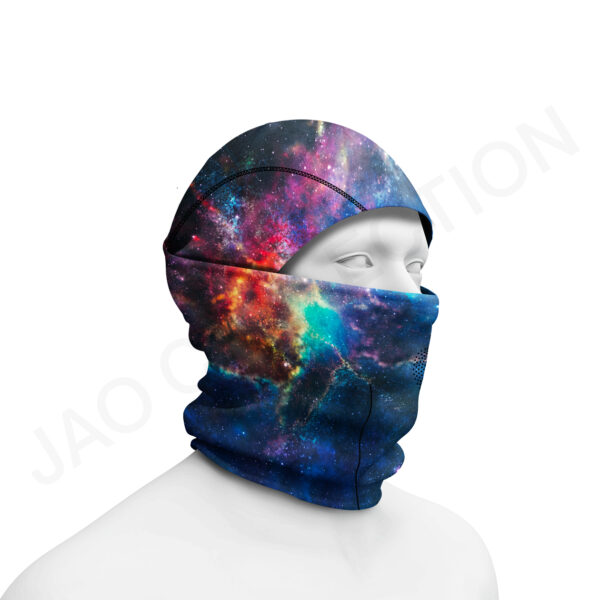 Cagoule balaclava 2 en 1 respirante multi-positions NEBULEUSE