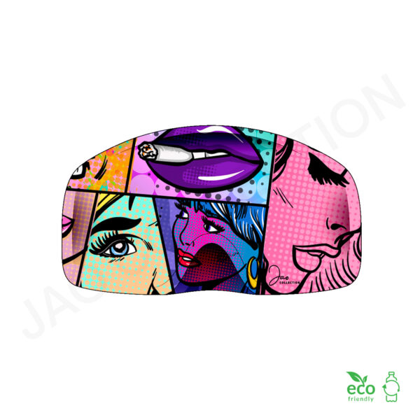 Chaussette de masque / protège-masque de ski recyclé POP ART
